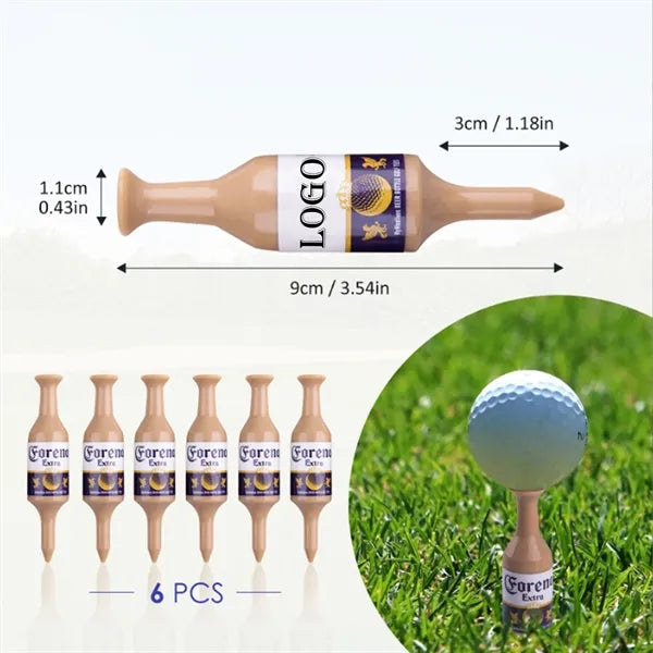 Creative Beer Bottle Golf Tees