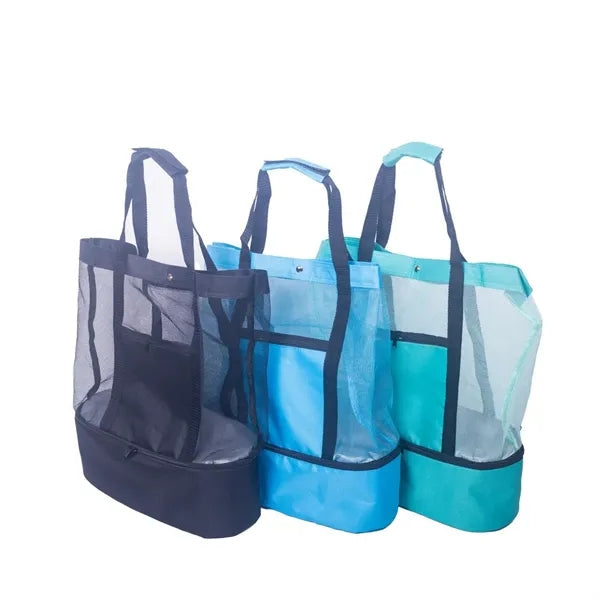 Double-layer Swim Storage Insulation Cooler Beach Tote Bag