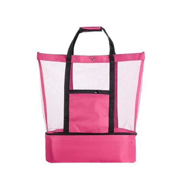 Double-layer Swim Storage Insulation Cooler Beach Tote Bag