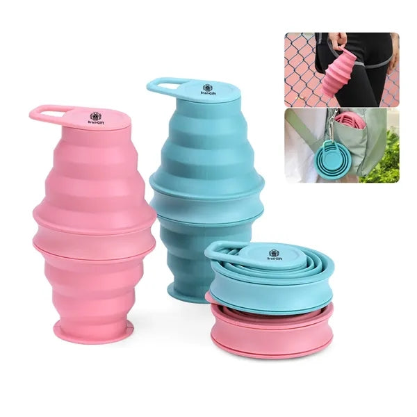19 oz. Foldable Water Bottle