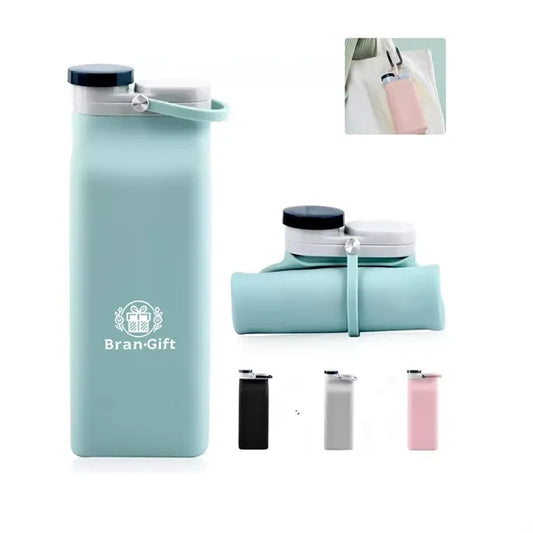 19 oz. Silicone Folding Sport Bottle
