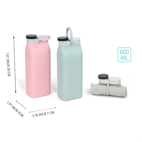 19 oz. Silicone Folding Sport Bottle