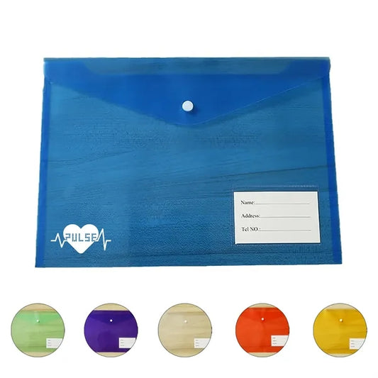 Transparent Plastic A4 Information Folder