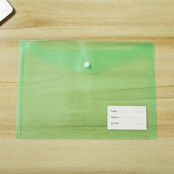 Transparent Plastic A4 Information Folder