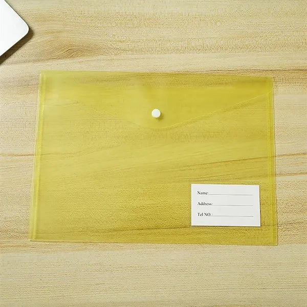 Transparent Plastic A4 Information Folder