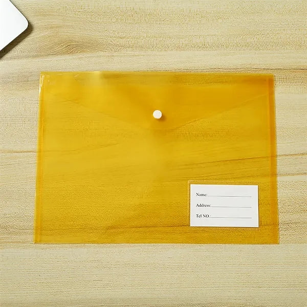 Transparent Plastic A4 Information Folder