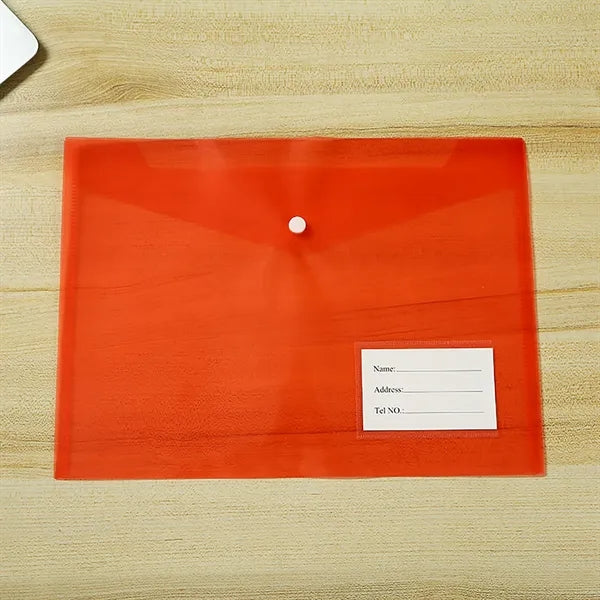 Transparent Plastic A4 Information Folder