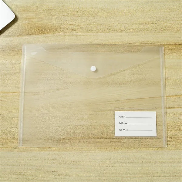 Transparent Plastic A4 Information Folder