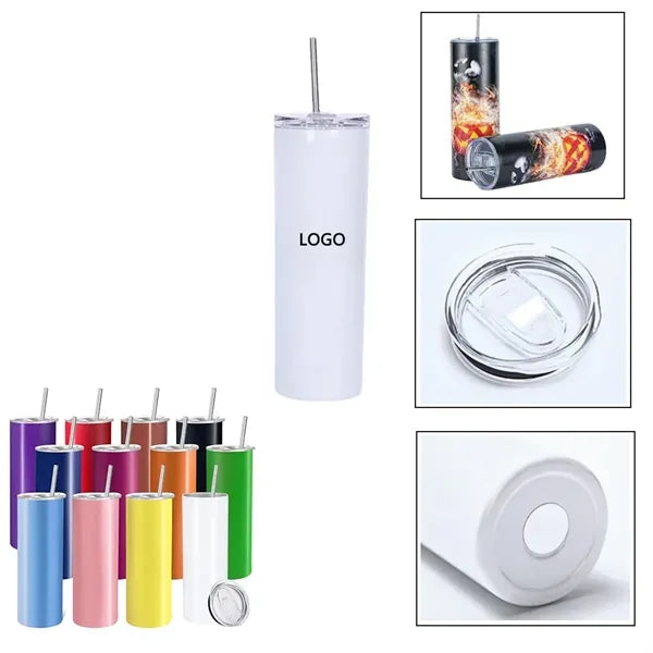 20oz Sublimation Stainless Steel Skinny Tumbler Blank