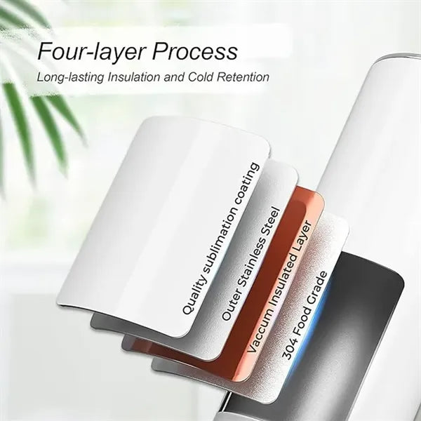 20oz Sublimation Stainless Steel Skinny Tumbler Blank