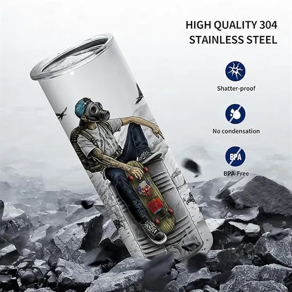 20oz Sublimation Stainless Steel Skinny Tumbler Blank