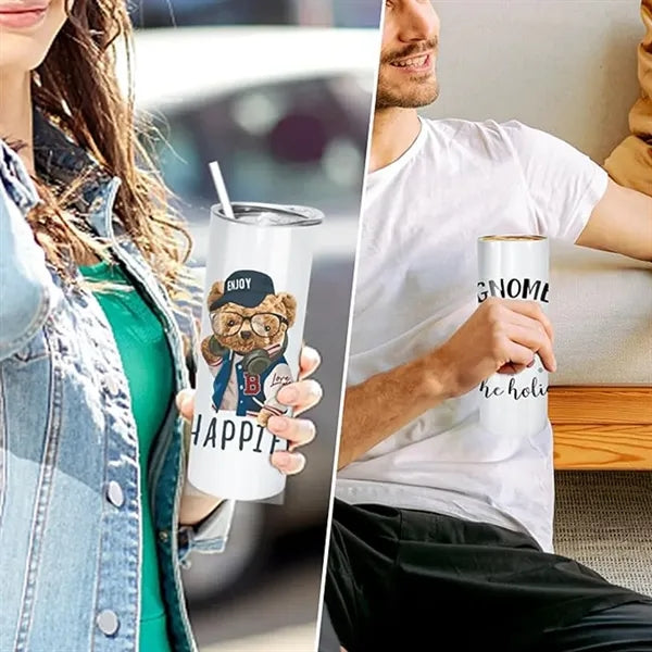 20oz Sublimation Stainless Steel Skinny Tumbler Blank