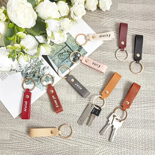 PU Leather Keychain