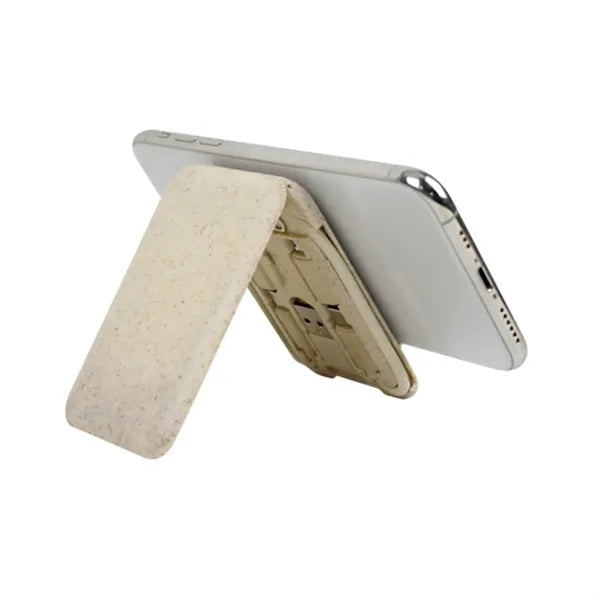 Degradable phone holder charging data cable storage set