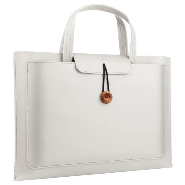 15.6/16 Inch PU Leather Laptop Briefcase