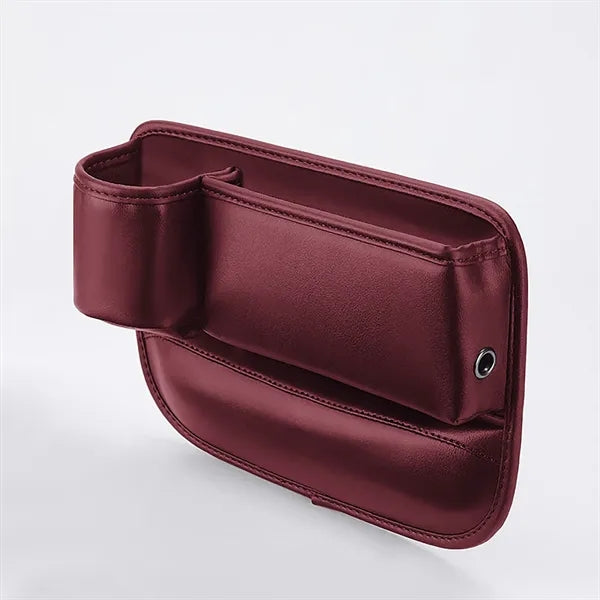 PU Leather Car Seat Gap Filler Organizer