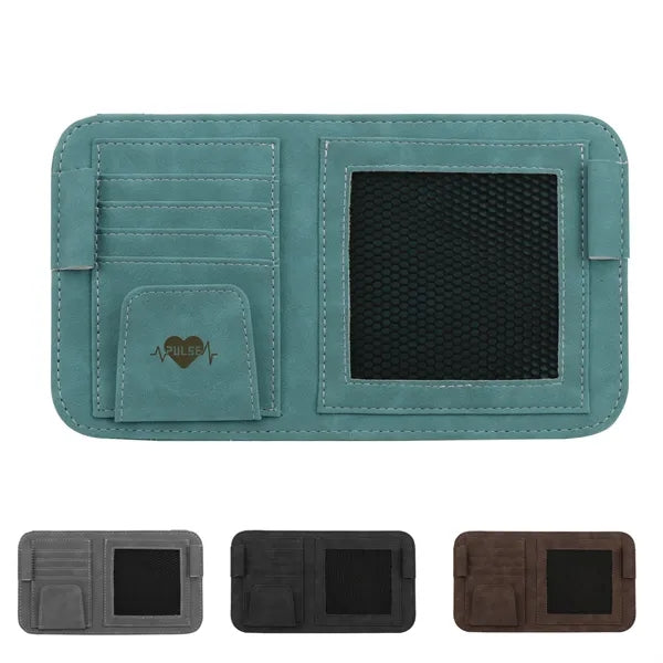 Net Zipper Car Sun Visor Organizer