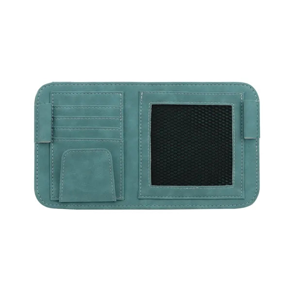 Net Zipper Car Sun Visor Organizer