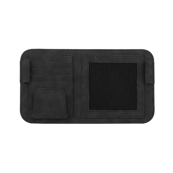 Net Zipper Car Sun Visor Organizer