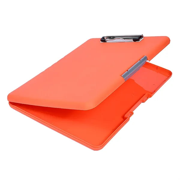 Plastic Storage Clipboard Foldable with Profile Clip
