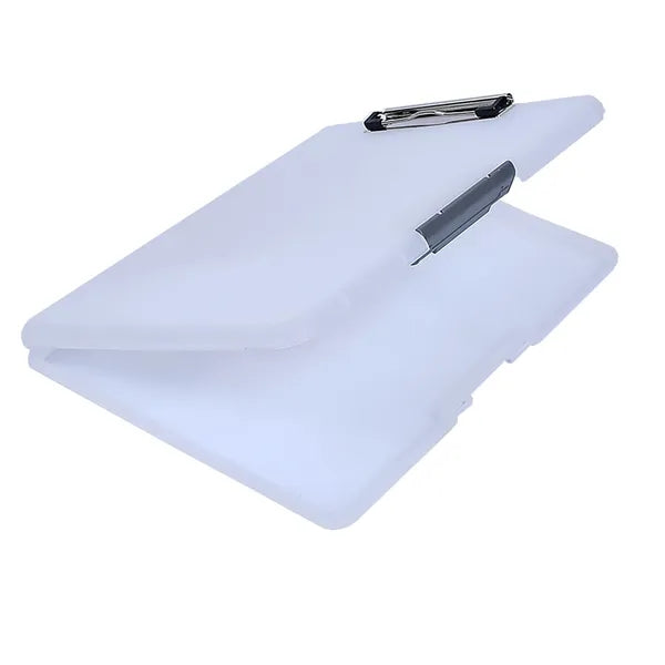 Plastic Storage Clipboard Foldable with Profile Clip