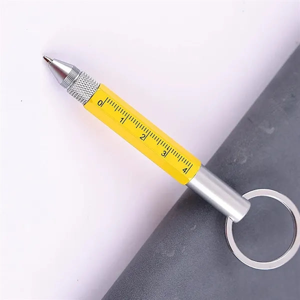 6 in 1 Multitool Tech Tool Pen with Key Ring