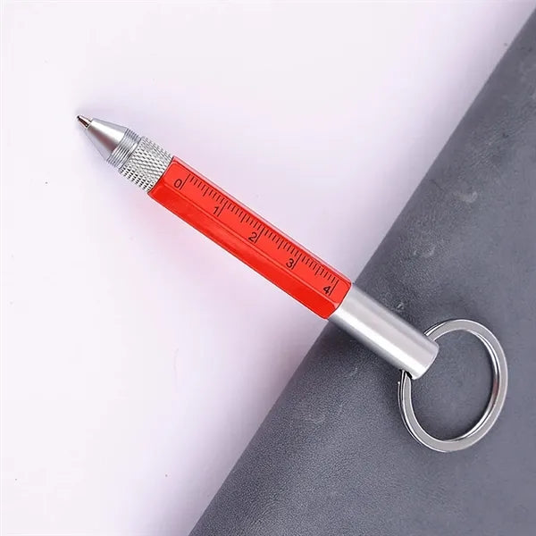6 in 1 Multitool Tech Tool Pen with Key Ring