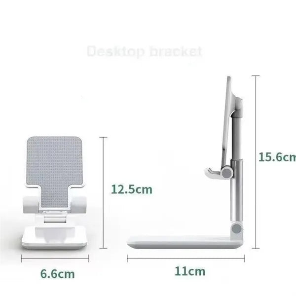Retractable folding mobile phone desktop stand