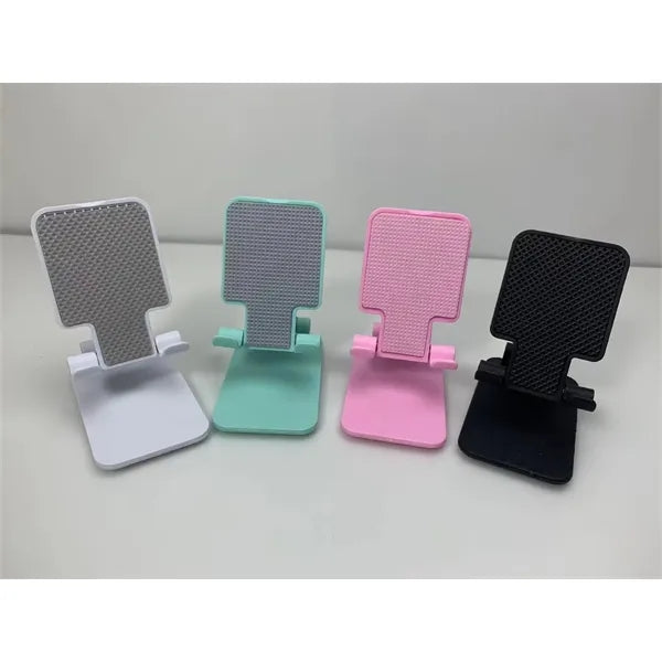 Retractable folding mobile phone desktop stand