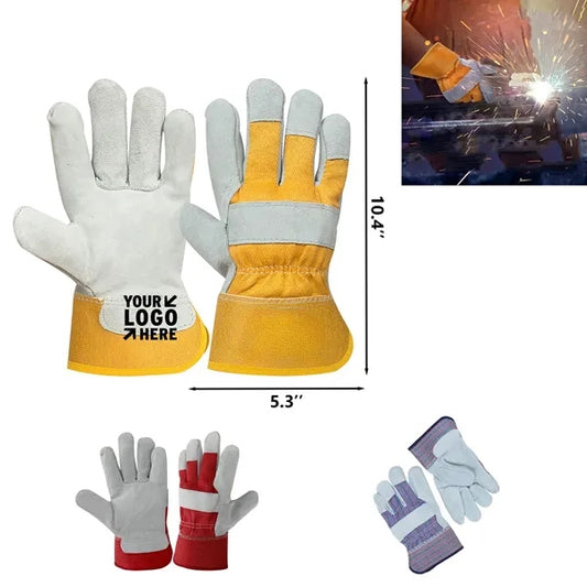 Hort Full-Palm Cowhide Cotton Welding Gloves