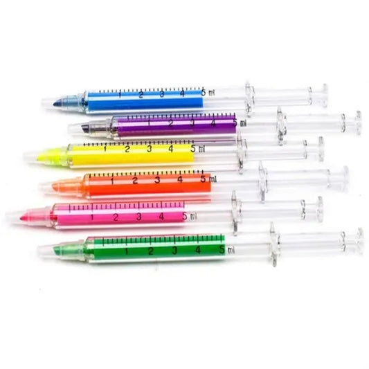 Syringe Shape Highlighter Pens