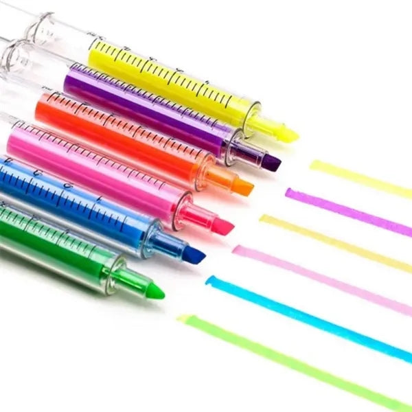 Syringe Shape Highlighter Pens