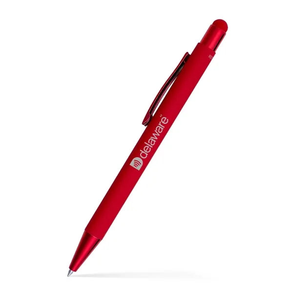 Fleetwood Stylus Satin Soft Touch Gel Click Pen (Recycled Al