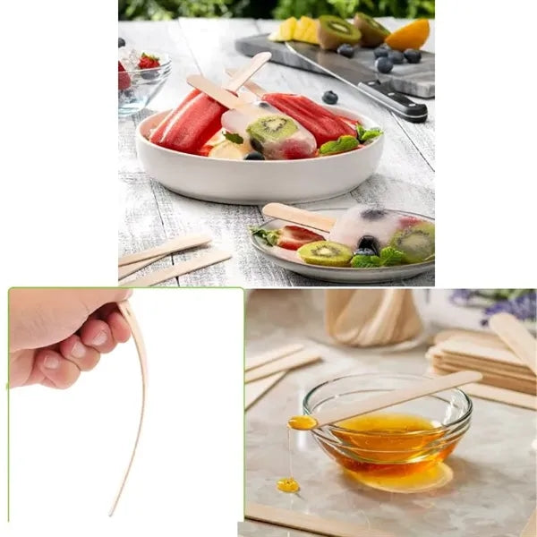 Wooden Multi-Purpose Popsicle Stick