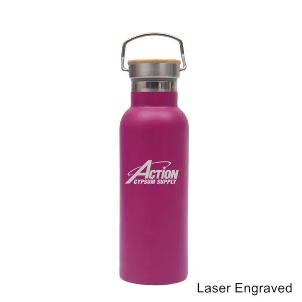 12/17/20/25 oz Insulated Sports Bottle with Stainless Lid