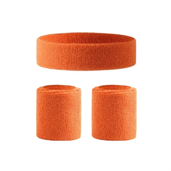 ActiveFit 3pc Sweatband Set Headband & Wristbands