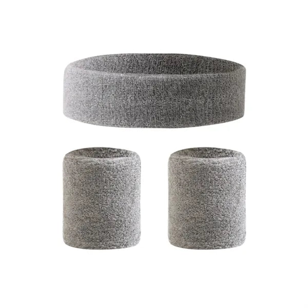 ActiveFit 3pc Sweatband Set Headband & Wristbands