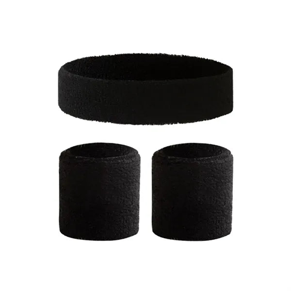 ActiveFit 3pc Sweatband Set Headband & Wristbands