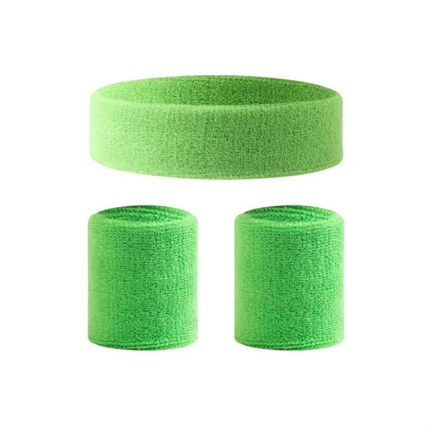 ActiveFit 3pc Sweatband Set Headband & Wristbands