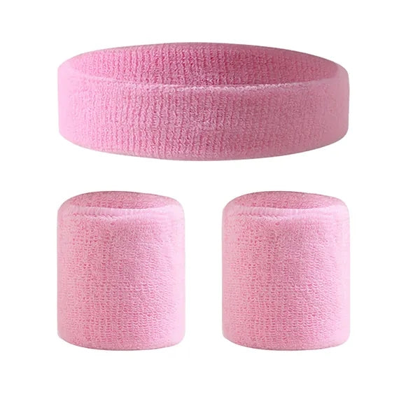 ActiveFit 3pc Sweatband Set Headband & Wristbands