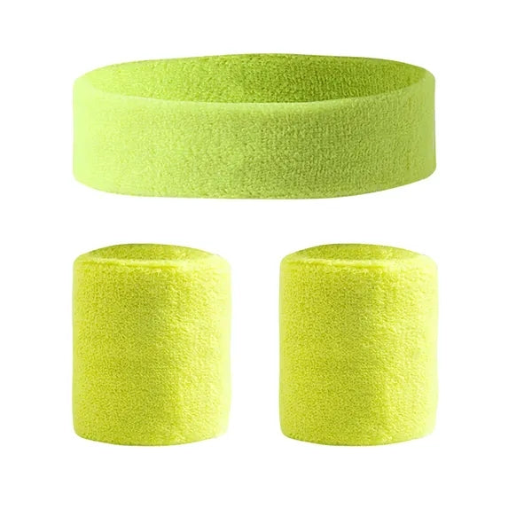 ActiveFit 3pc Sweatband Set Headband & Wristbands
