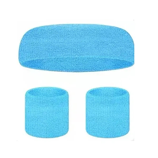ActiveFit 3pc Sweatband Set Headband & Wristbands
