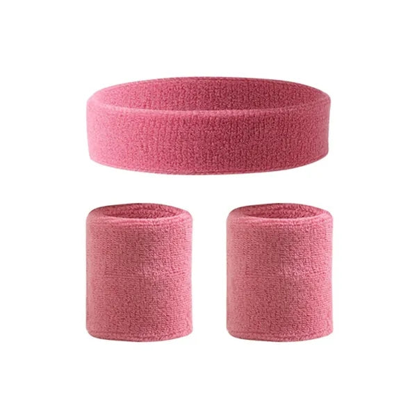 ActiveFit 3pc Sweatband Set Headband & Wristbands