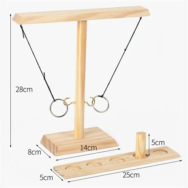 Wooden Ring toss Game