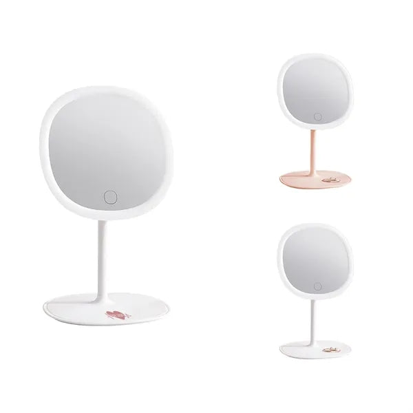 Countertop Cosmetic Makeup Mirror with Led Lights Touch Scre