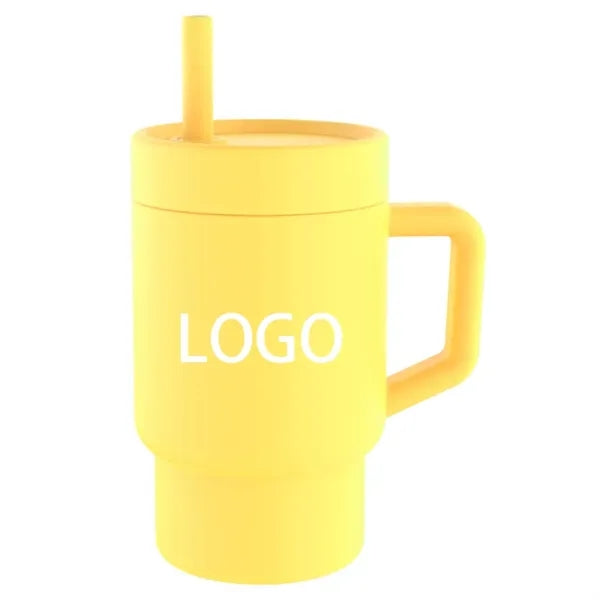 Silicone Baby Cups With Straws and Lids