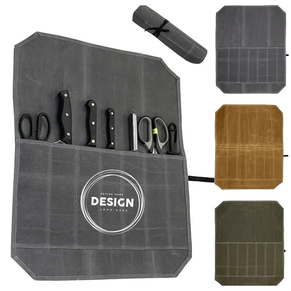 Portable Chef Knife Roll Storage Bag