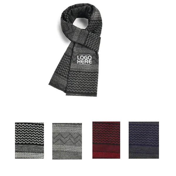 Long Imitated Cashmere Warm Jacquard Scarf
