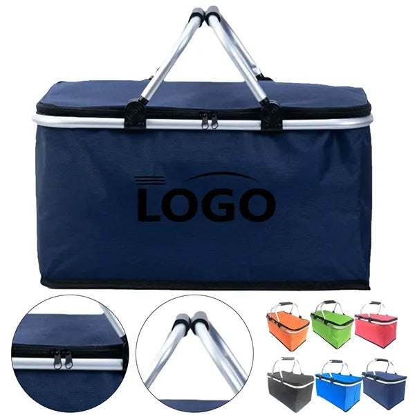 Collapsible Insulated Picnic Storage Basket