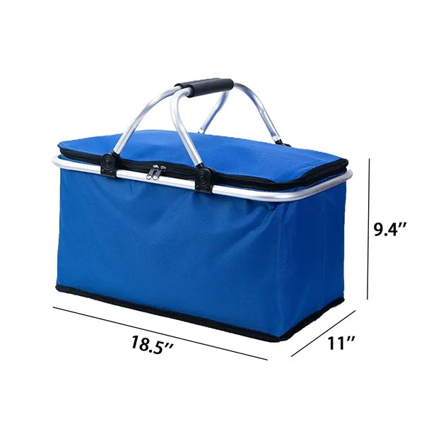 Collapsible Insulated Picnic Storage Basket